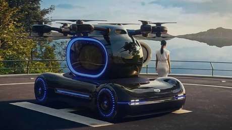 VIDEO: Presentan en China un coche 'transformer', capaz de desplazarse por aire y tierra