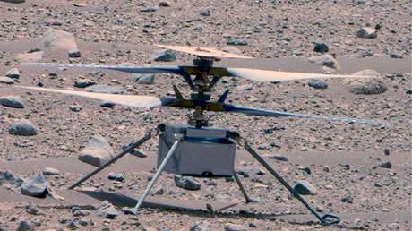 Helicóptero marciano Ingenuity de la NASA 'llama a casa' tras dos meses sin contacto