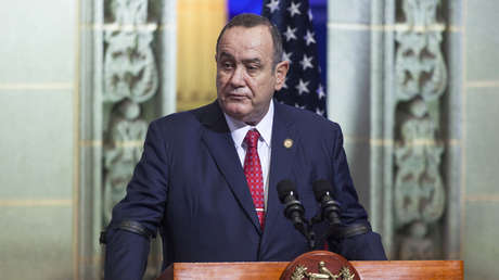 El presidente de Guatemala, Alejandro Giammattei