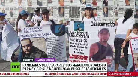 Familiares de desaparecidos en México marchan para exigir que no reduzcan las búsquedas oficiales