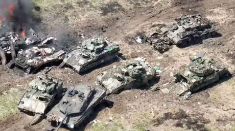 Especialistas rusos analizan equipos bélicos de la OTAN incautados