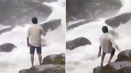 Un 'tiktoker' muere tras caer a una catarata en la India durante una grabación (VIDEO)