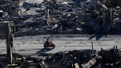 VIDEO: Veterano estadounidense graba la evacuación de una ciudad de Hawái en llamas