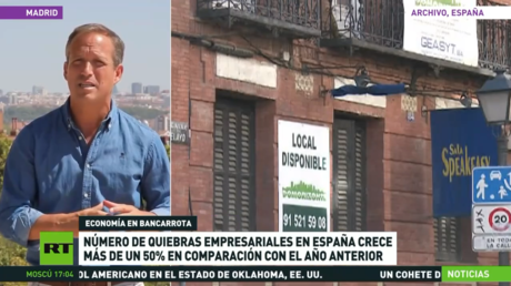 El número de quiebras empresariales en España crece más de un 50 % en comparación con el año anterior