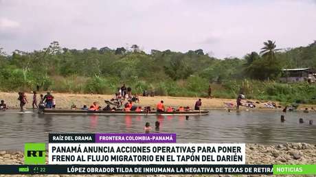 Panamá anuncia acciones operativas para poner freno al flujo migratorio en el Tapón del Darién