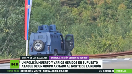 Muere un policía y otros resultan heridos en un supuesto ataque de grupo armado al norte de Kosovo