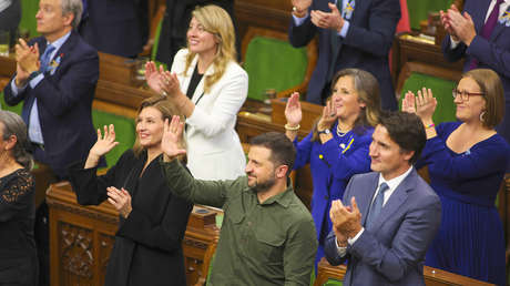 La canciller canadiense pidió la dimisión del presidente de la Cámara de los Comunes tras aplaudir también ella al veterano nazi
