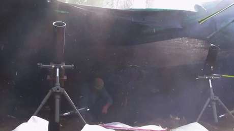 VIDEO: Hamás ataca puntos enemigos con proyectiles de mortero