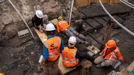 Constructores realizan un inusual hallazgo del siglo XIX en una carretera de EE.UU.