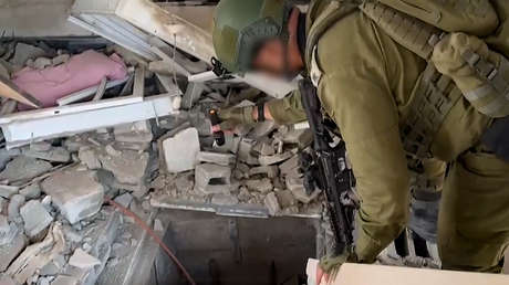 VIDEO: Israel descubre un túnel de Hamás cerca de un parque de atracciones en Gaza