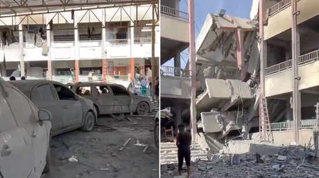 Al menos 50 muertos en un ataque israelí contra un colegio en Gaza