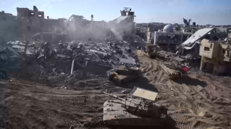 El Ejército israelí difunde nuevos videos de sus ataques y actividades terrestres en la Franja de Gaza