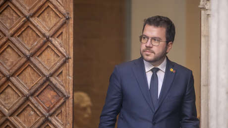 El presidente de Cataluña, Pere Aragonés