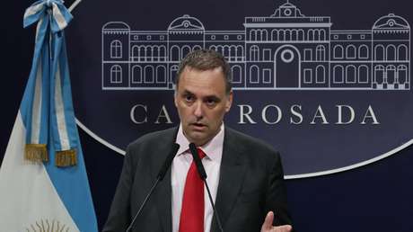 El vocero presidencial de Argentina, Manuel Adorni