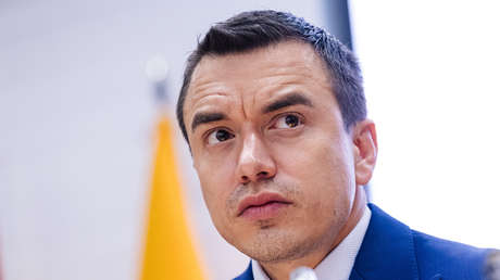 El presidente de Ecuador, Daniel Noboa