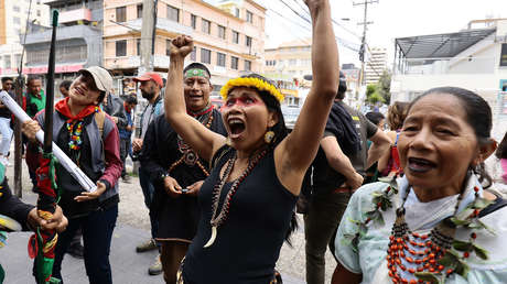 Indígenas de Ecuador denuncian que Noboa viola derecho a consulta previa para afianzar la minería