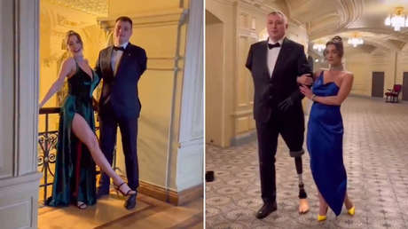 Una estrella porno protagoniza sesión fotográfica en apoyo a los militares ucranianos con amputaciones