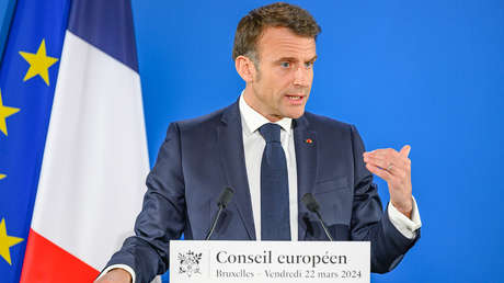 Macron: Sería "contraproducente" para Rusia utilizar el atentado en Moscú contra Ucrania
