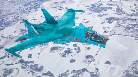 VIDEO: Aviación rusa lanza bombas FAB-500 guiadas sobre posiciones ucranianas