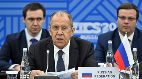 El ministro de Asuntos Exteriores de Rusia, Serguéi Lavrov