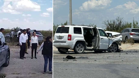 Caravana de Claudia Sheinbaum sufre un fuerte accidente automovilístico