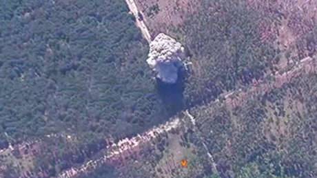 VIDEO: Un misil Iskander ruso destruye un lanzamisiles estadounidense HIMARS en Ucrania