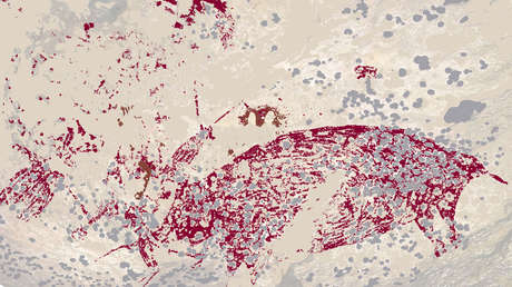 Este dibujo de 51.200 años es la escena narrativa más vieja del mundo