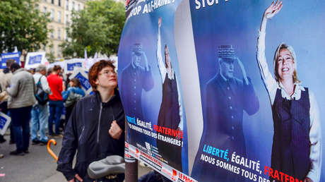El "voto útil" entre Macron y Le Pen y las flores para el mariscal Pétain