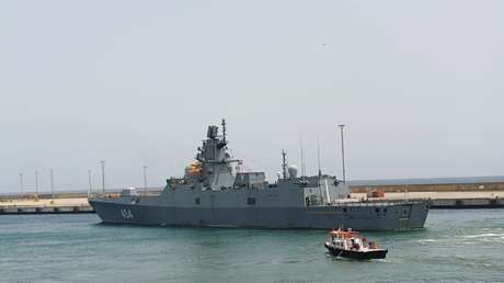 Buques militares rusos se despiden de Venezuela