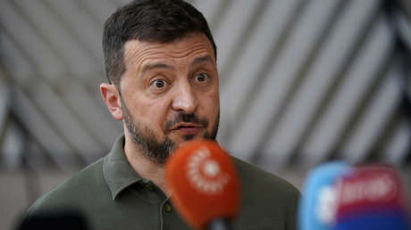 El líder del régimen ucraniano, Vladímir Zelenski