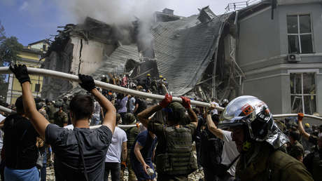 Rusia explica cómo un misil de defensa aérea ucraniano impactó contra un hospital en Kiev