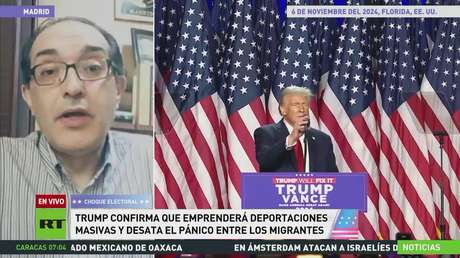 Trump dice que su administración no tendrá "más remedio" que realizar deportaciones masivas