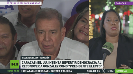 Caracas tilda de "ridículo" al secretario de Estado de EE.UU. por reconocer "presidente electo" a González