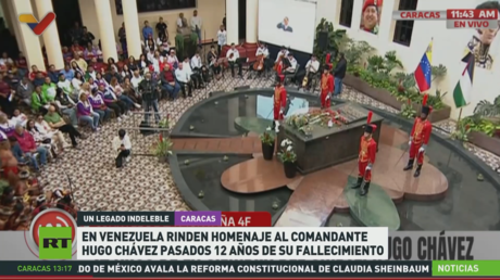 Venezuela rinde homenaje al comandante Hugo Chávez pasados 12 años de su muerte