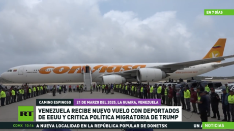 Venezuela recibe nuevo vuelo con deportados de EE.UU. y critica la política migratoria de Trump