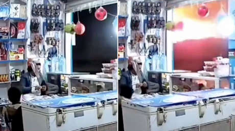 Mientras tanto, en Yemen: un comerciante permanece tranquilo ante los ataques aéreos de EE.UU. (VIDEO)
