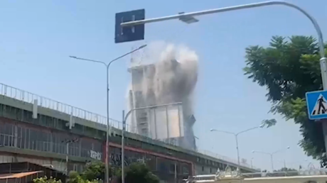 Se derrumban rascacielos en Bangkok debido a un terremoto en Myanmar (VIDEOS)