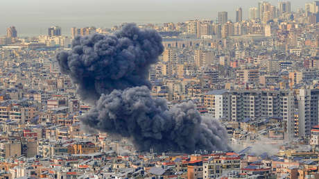 Israel ataca Beirut por primera vez desde el acuerdo de alto el fuego (VIDEOS)