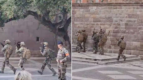 "Manipulación psicológica": Ejército francés realiza maniobras en ciudades del país (VIDEOS)