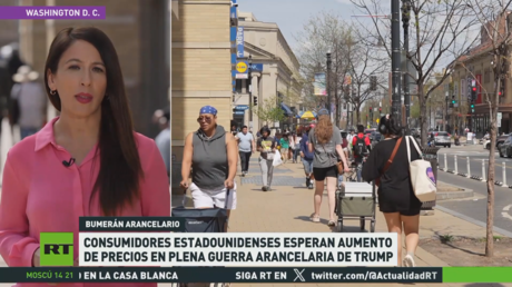 Consumidores estadounidenses esperan un aumento de precios en plena guerra arancelaria de Trump