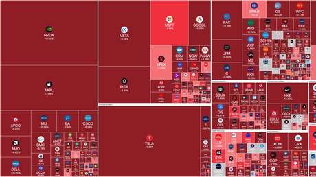 Wall Street abre con pérdidas de "billones de dólares" por el caos financiero desatado por Trump