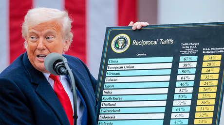 Trump: "China, cuyos mercados se hunden, acaba de subir sus aranceles un 34 %"