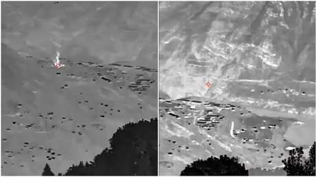 VIDEOS: Intercambios de artillería entre India y Pakistán en imágenes térmicas