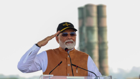 Sistema de misiles ruso S-400, bautizado en la India en honor a un arma mitológica a la que no se puede vencer