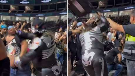 Miró en los ojos de 'La Parka': fan pide al legendario luchador que le pegue y nunca olvidará las consecuencias