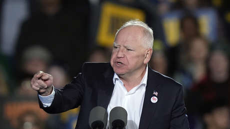 "La Gestapo de Trump":  El 'vice' de Kamala Harris repudia la política migratoria de la Casa Blanca