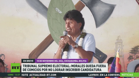 El Tribunal Supremo Electoral de Bolivia anuncia que Morales queda fuera de elecciones generales