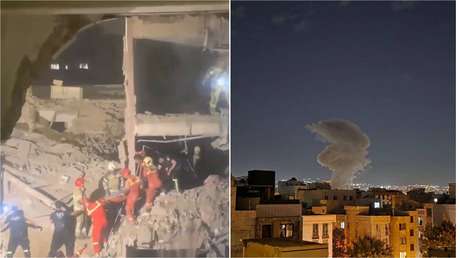 VIDEOS: Explosiones en zonas residenciales de Irán e Israel en medio del fuego cruzado