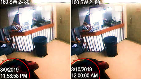 Falta un minuto en el video que la Justicia de EE.UU. publicó para demostrar el suicidio de Epstein