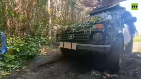 Lada Niva, el icónico todoterreno ruso que ayuda en el frente (VIDEO)